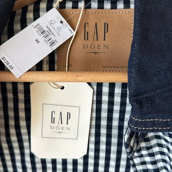 GAP x DOEN Gingham Checkered Jacket - Picture 3 of 4